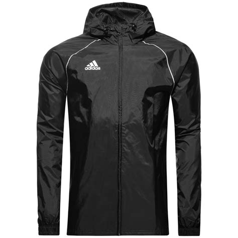 adidas core 18 regenjacke schwarz-weiß|Adidas Core 18 Rainjacket black/white .